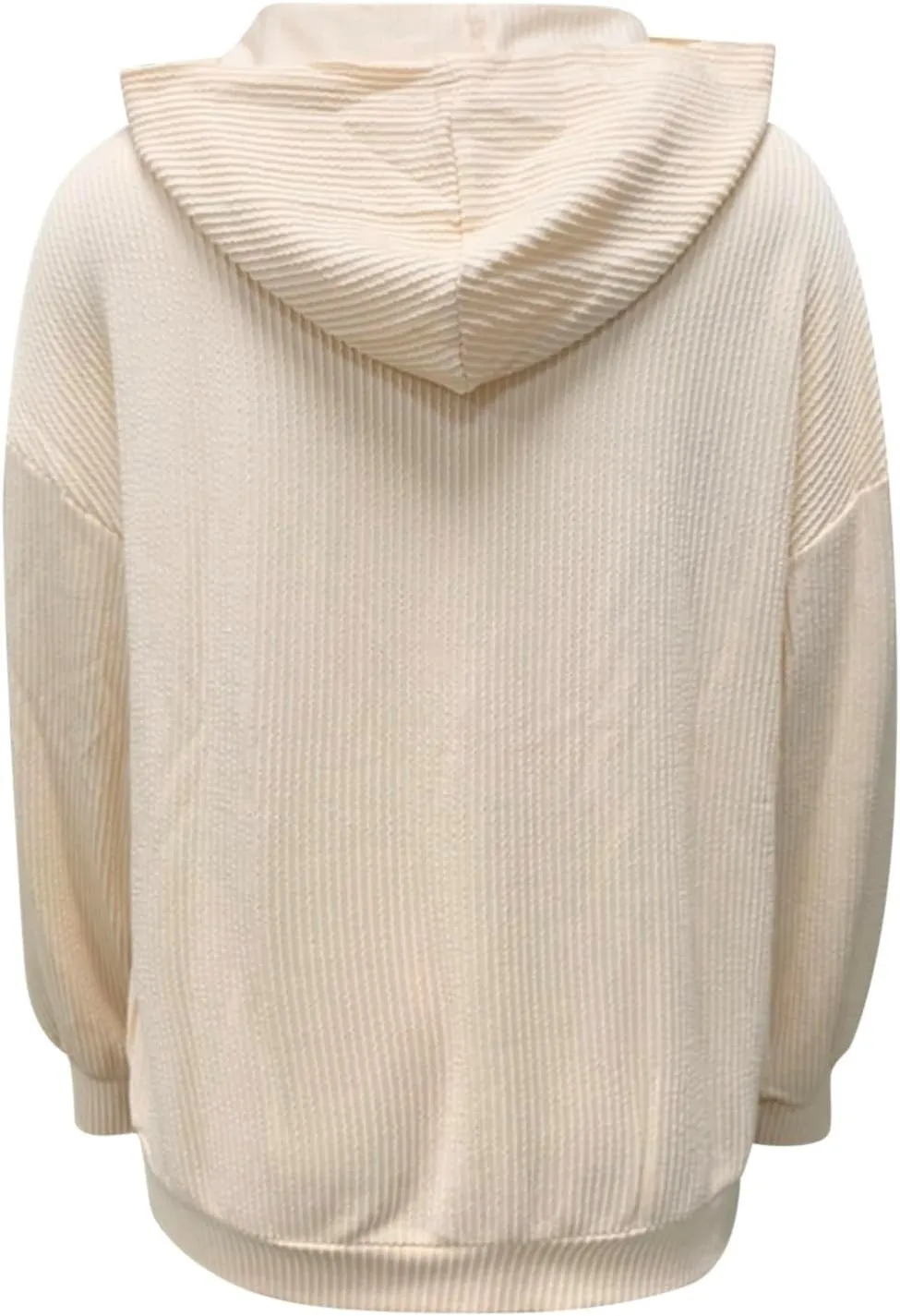 2025 Lightweight Hoodie Womens Long Sleeve Oversized Sweatshirt Casual Pullover for Winter and Spring Daily Wear