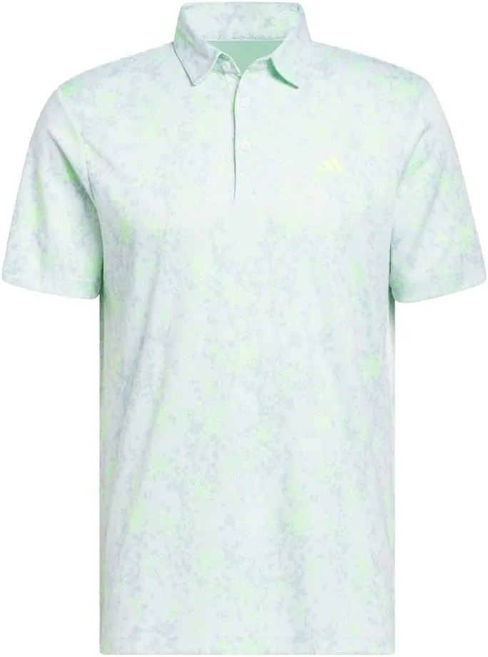adidas Men's Burst Jacquard Golf Polo Shirt