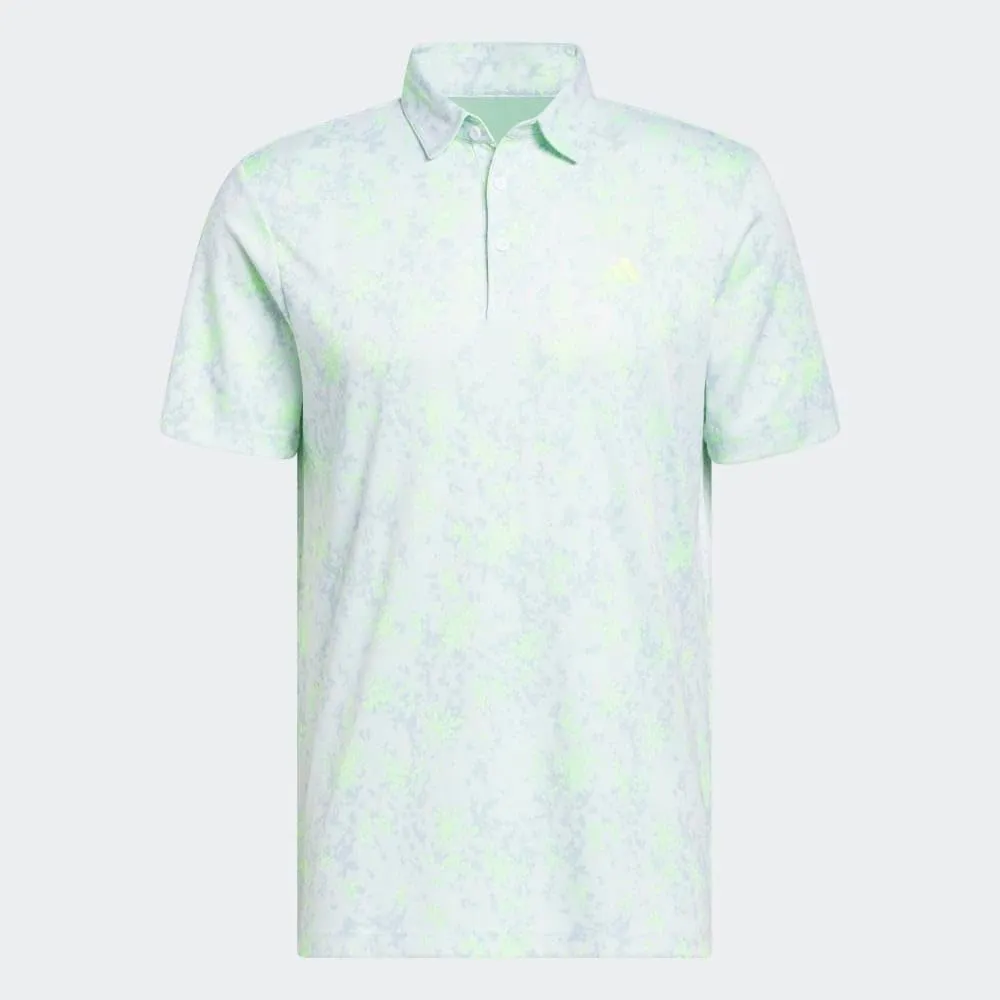 adidas Men's Burst Jacquard Golf Polo Shirt