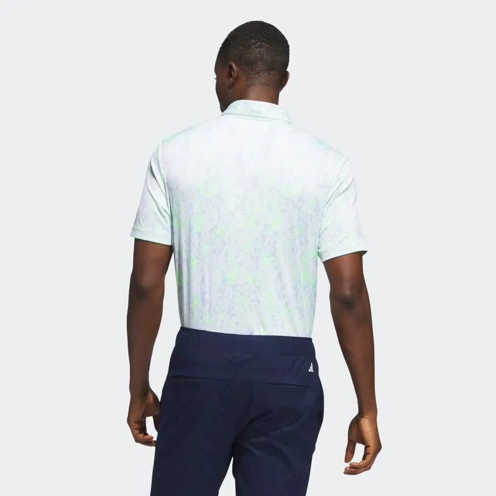 adidas Men's Burst Jacquard Golf Polo Shirt