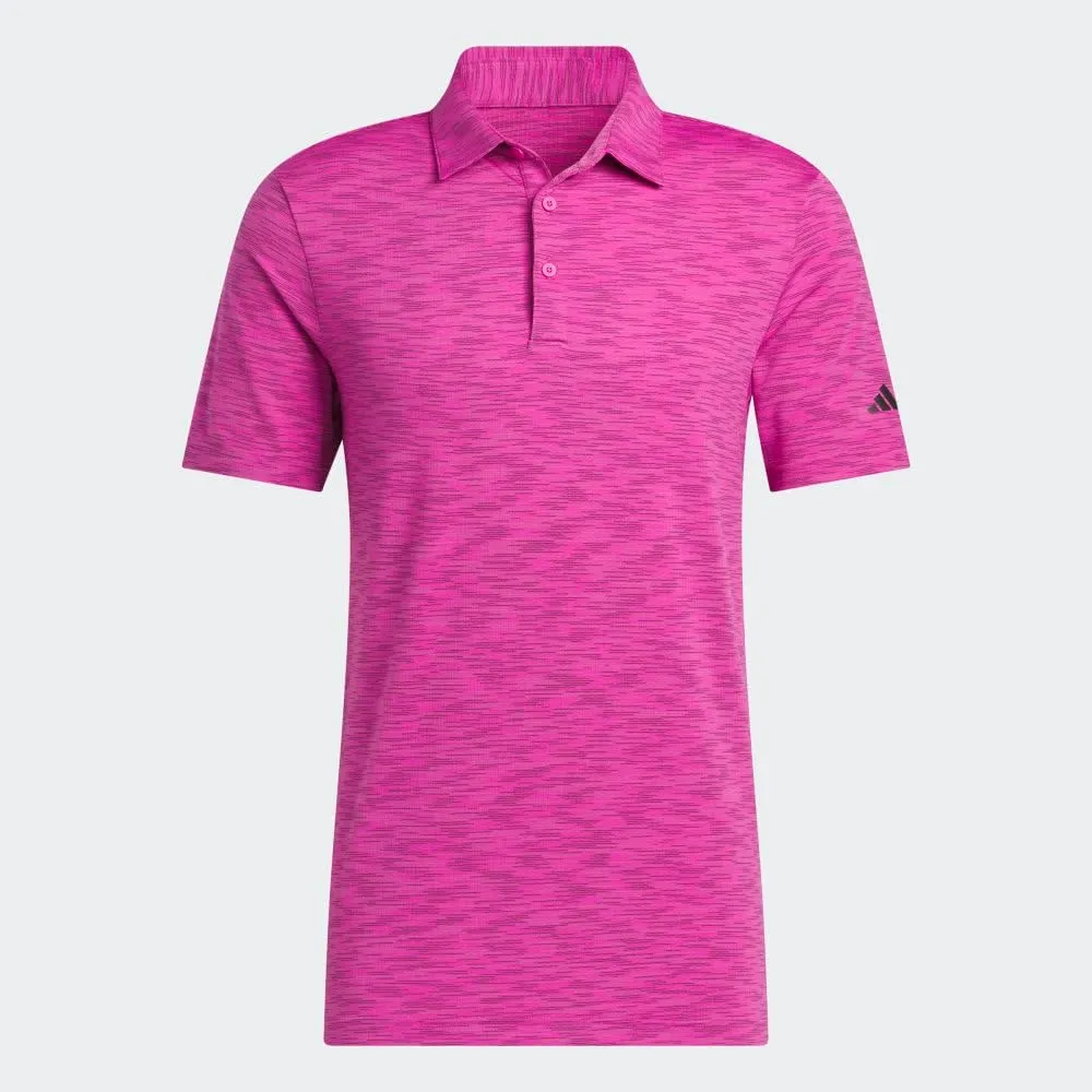 adidas Men's Space Dye Golf Polo Shirt