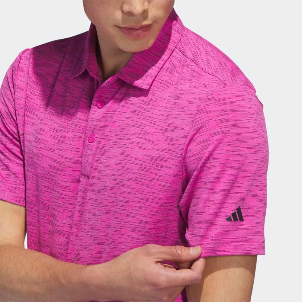 adidas Men's Space Dye Golf Polo Shirt