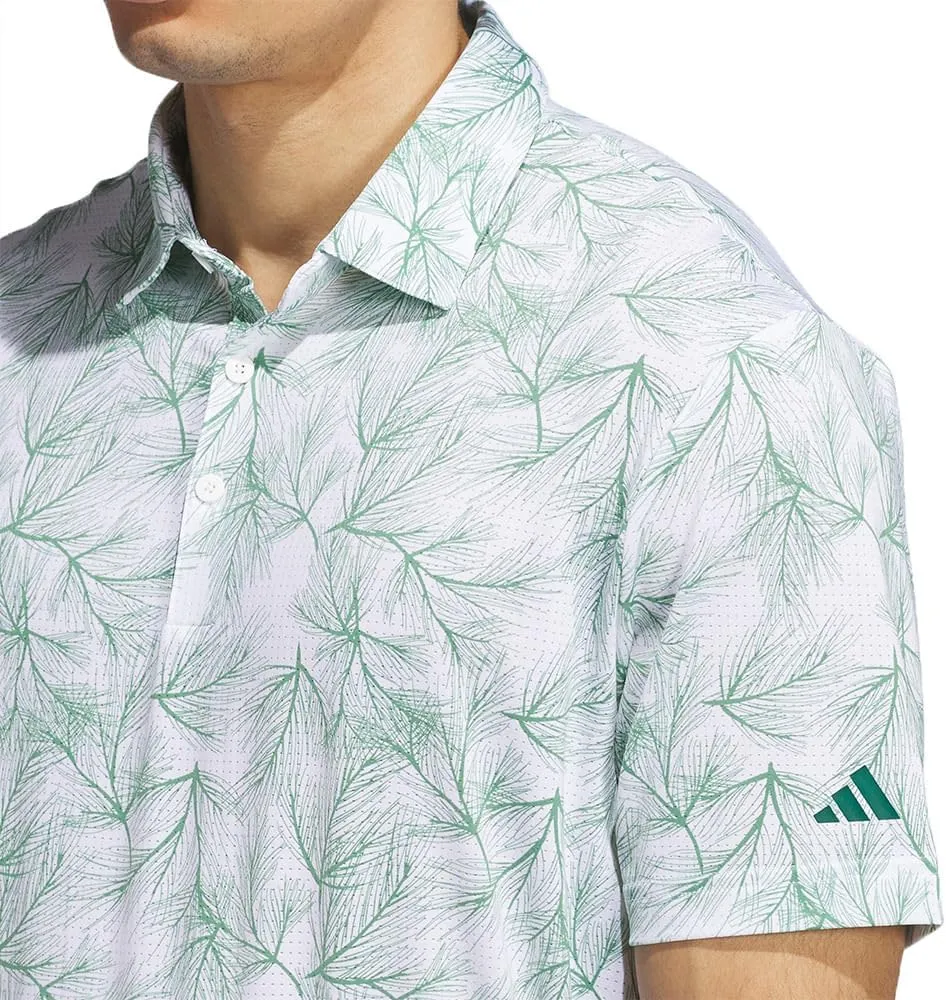 adidas Men's Ultimate365 Mesh Print Polo Shirt