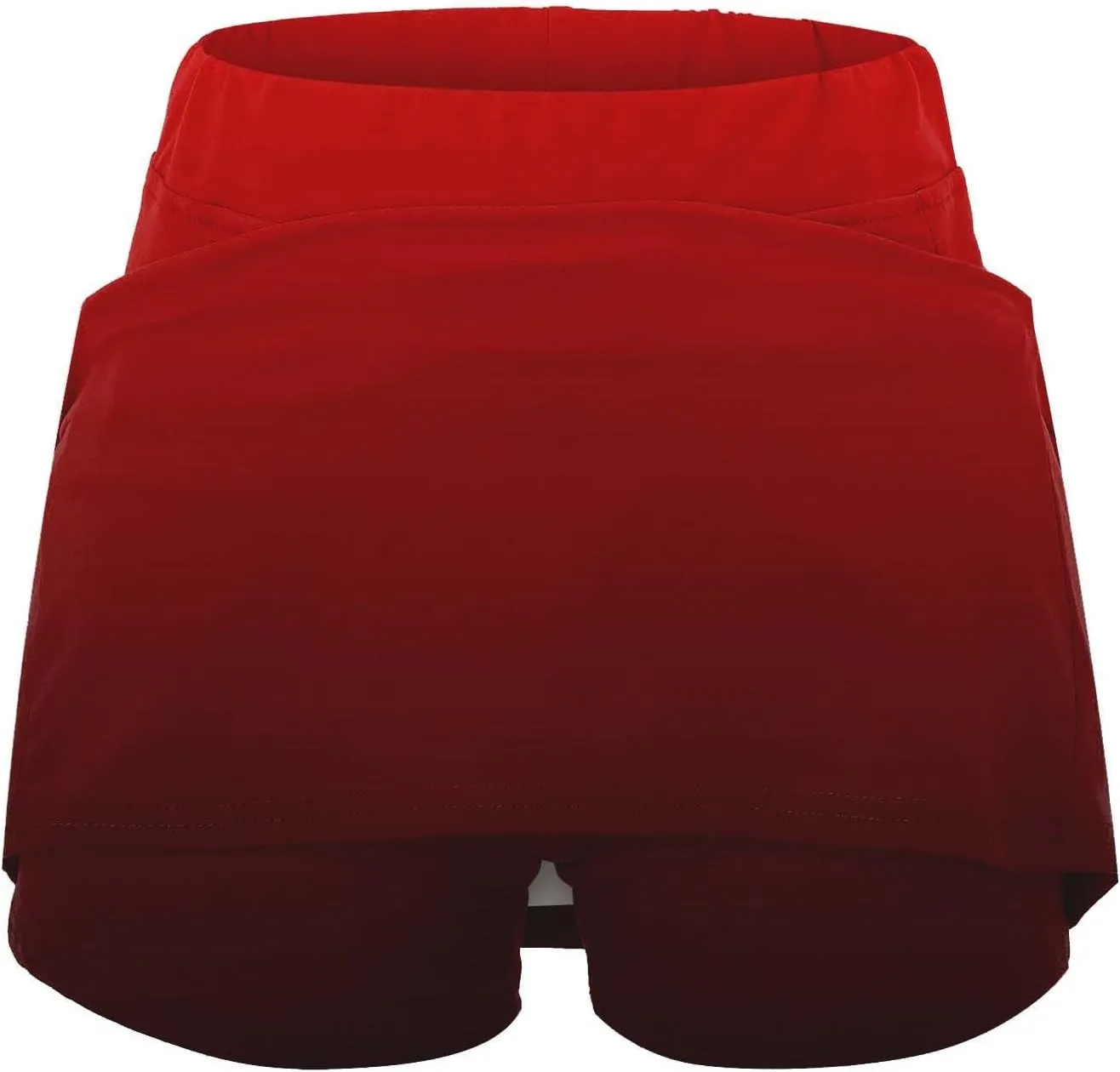 aihihe Pleated Workout Skirts for Women Tennis Skirt with Shorts Long Workout Shorts Women Long Loose