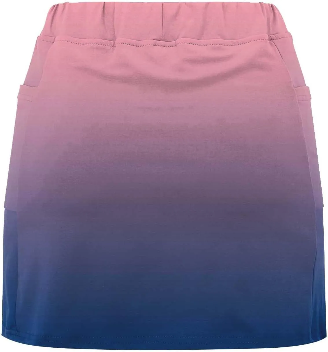 aihihe Pleated Workout Skirts for Women Tennis Skirt with Shorts Long Workout Shorts Women Long Loose