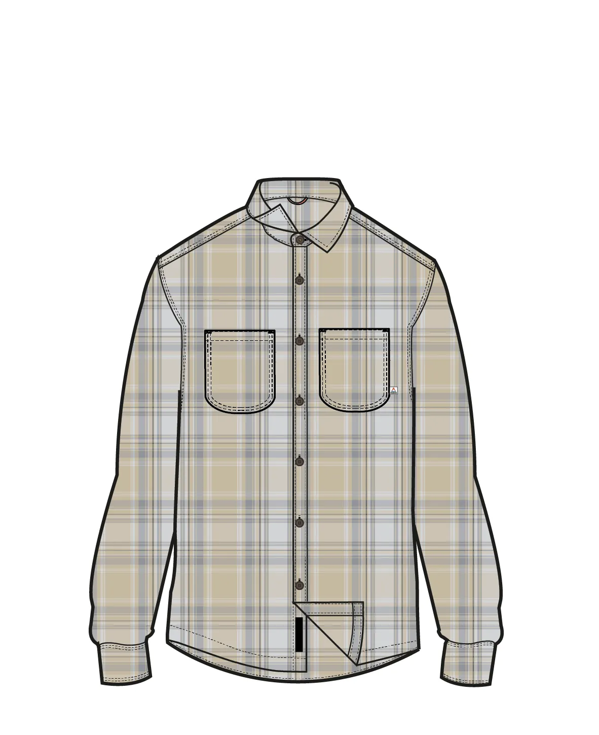 Backcountry Check Shirt - Oatmeal Check