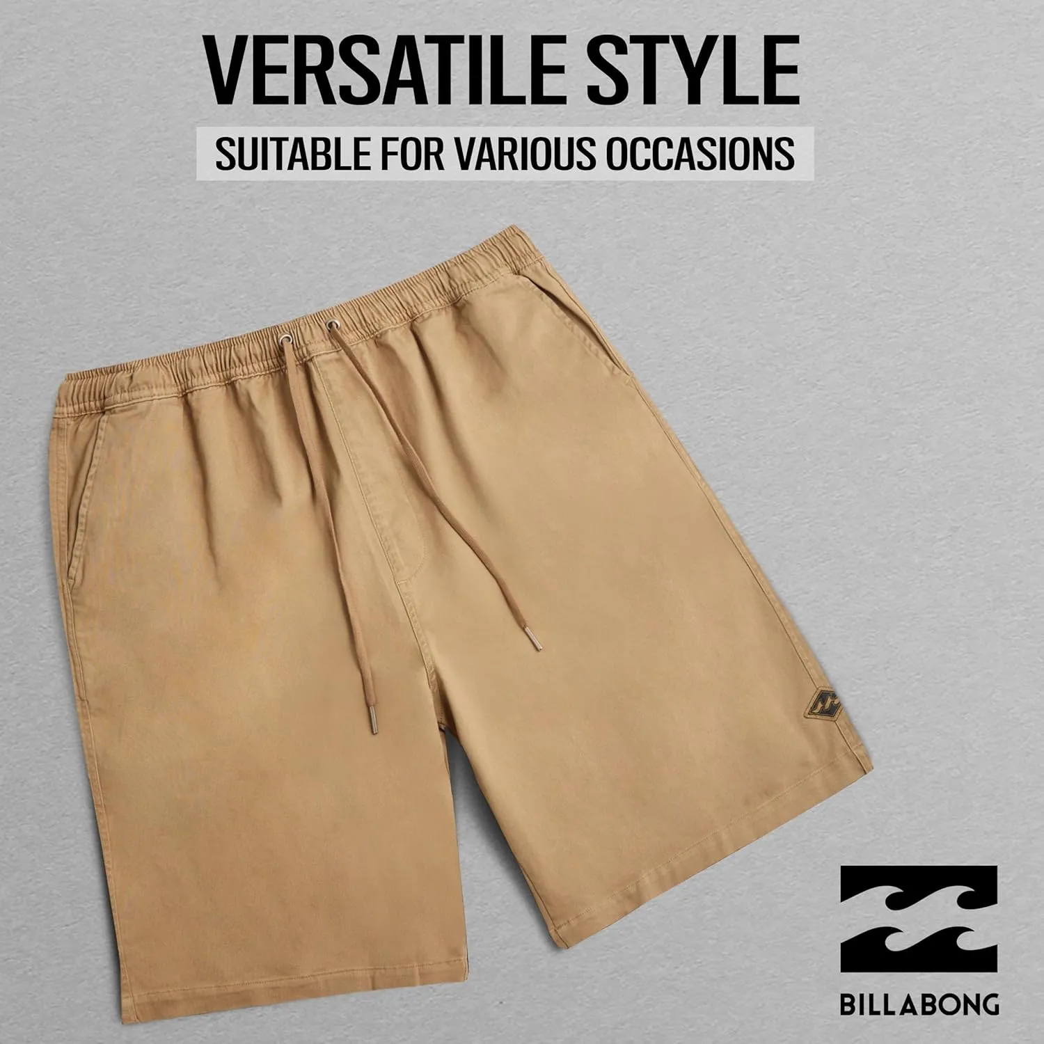 Billabong Big and Tall Shorts for Men  Casual Lounge Cotton Stretch Shorts, Loose Fit Baggy Oversized Shorts