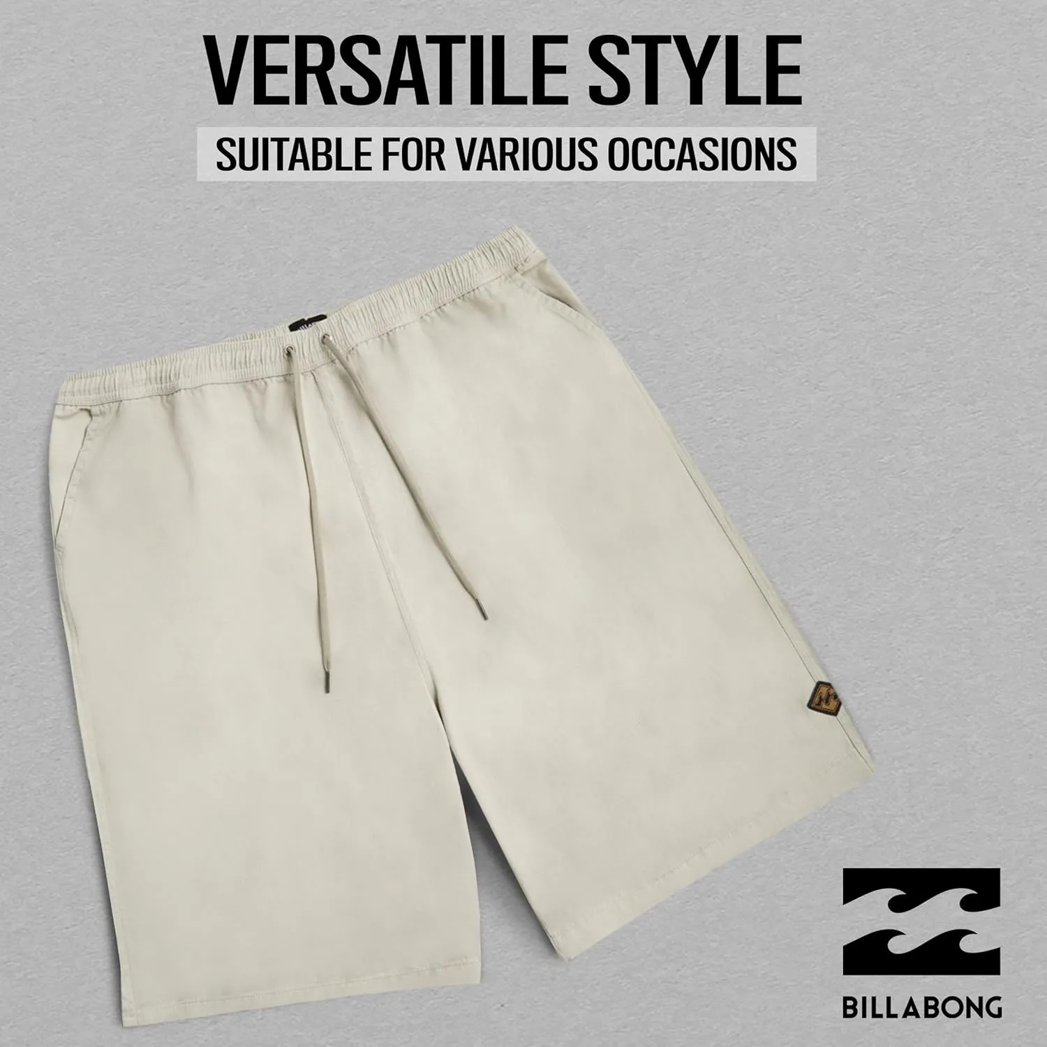 Billabong Big and Tall Shorts for Men  Casual Lounge Cotton Stretch Shorts, Loose Fit Baggy Oversized Shorts