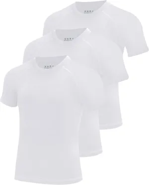 Blueleaf Boys Compression Shirt Short Sleeve Youth Basketball Football Undershirt Kids Quick Dry Athletic Base Layer T-Shirt