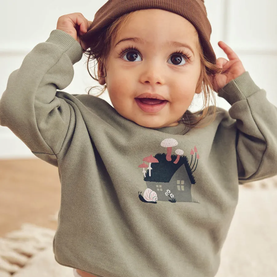 Botany Sweatshirt - Poetry Green