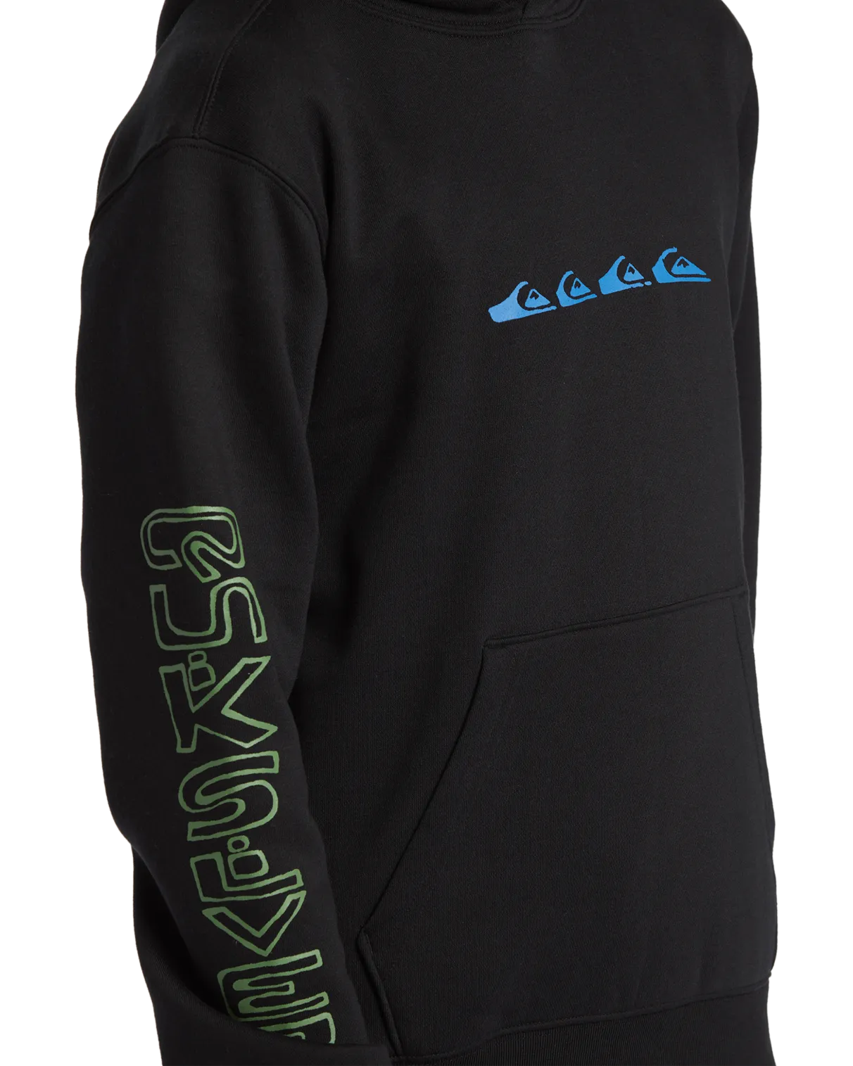 Boys Graphic Hoodie in Black