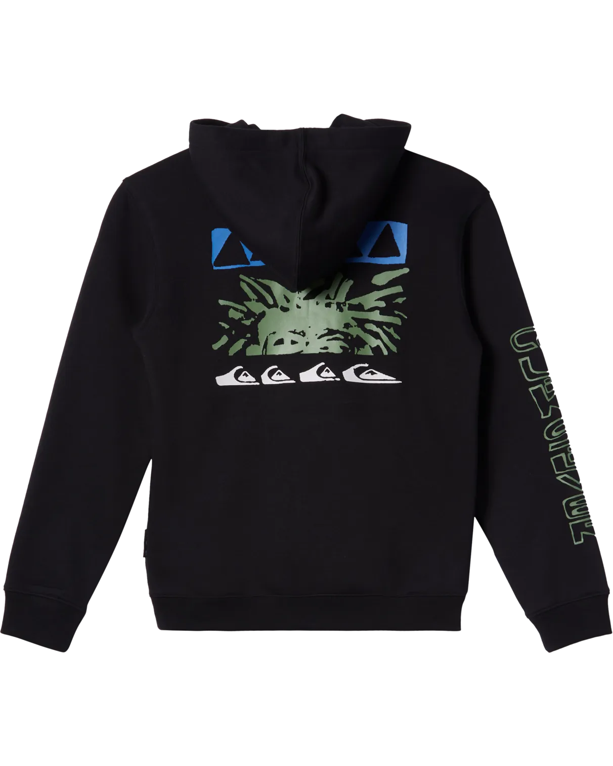 Boys Graphic Hoodie in Black