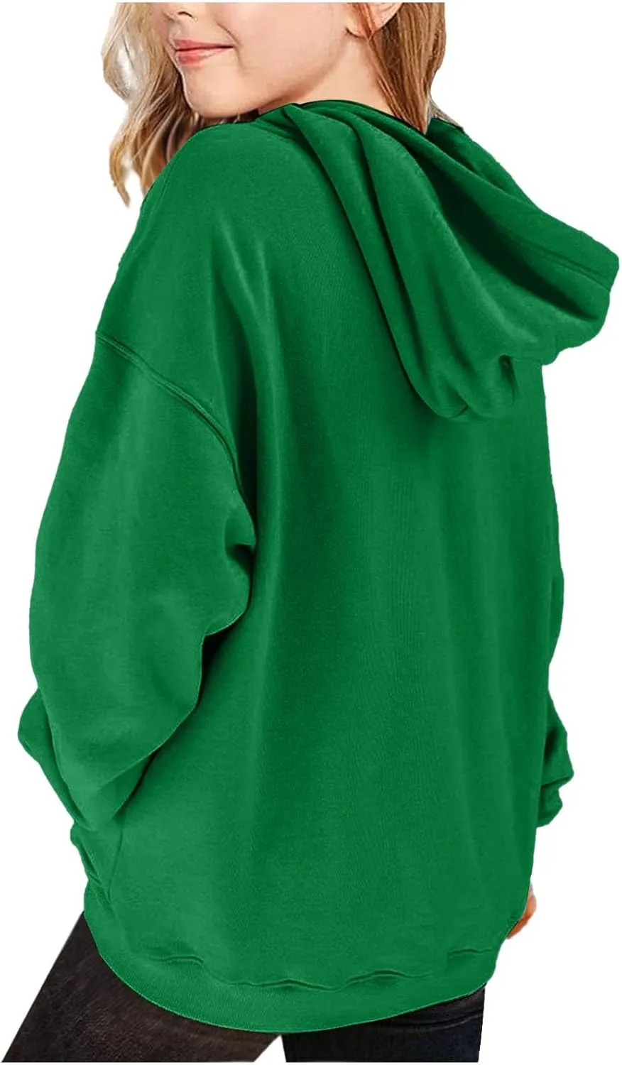 BTDECLAR Hoodies for Teen Girls Oversized Long Sleeve Fleece Hooded Sweatshirt Pullover Tops Cute Preppy Clothes Size 10 12