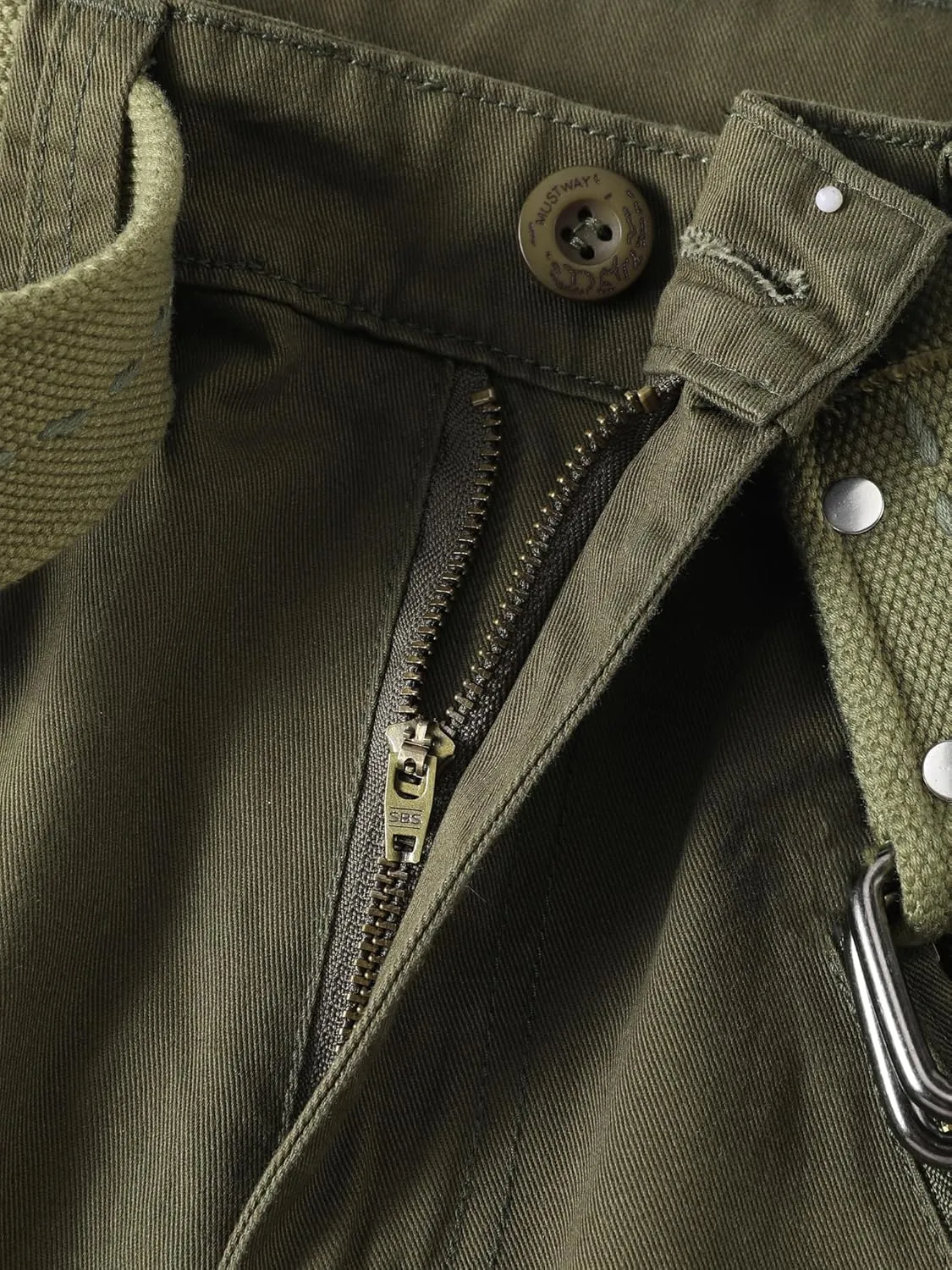 Camo Cargo Shorts for Men Cotton Casual Wild Outdoor Work Relaxed Fit Shorts with Multi-Pockets