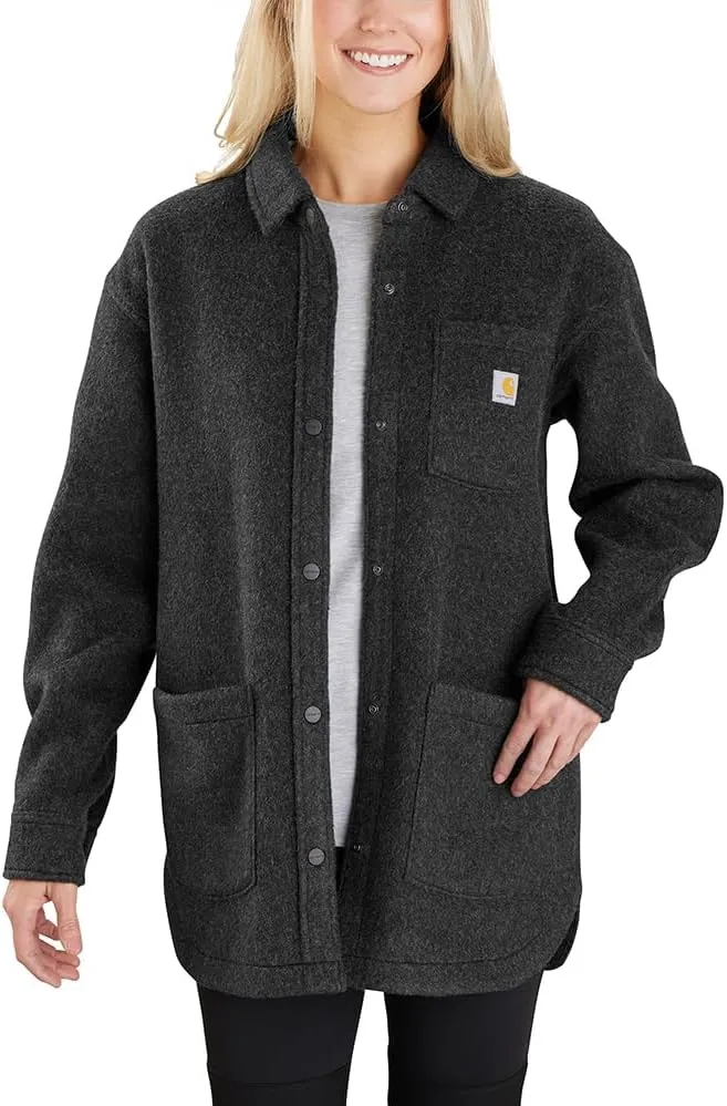 Carhartt Women's Loose Fit Fleece Shirt Jac