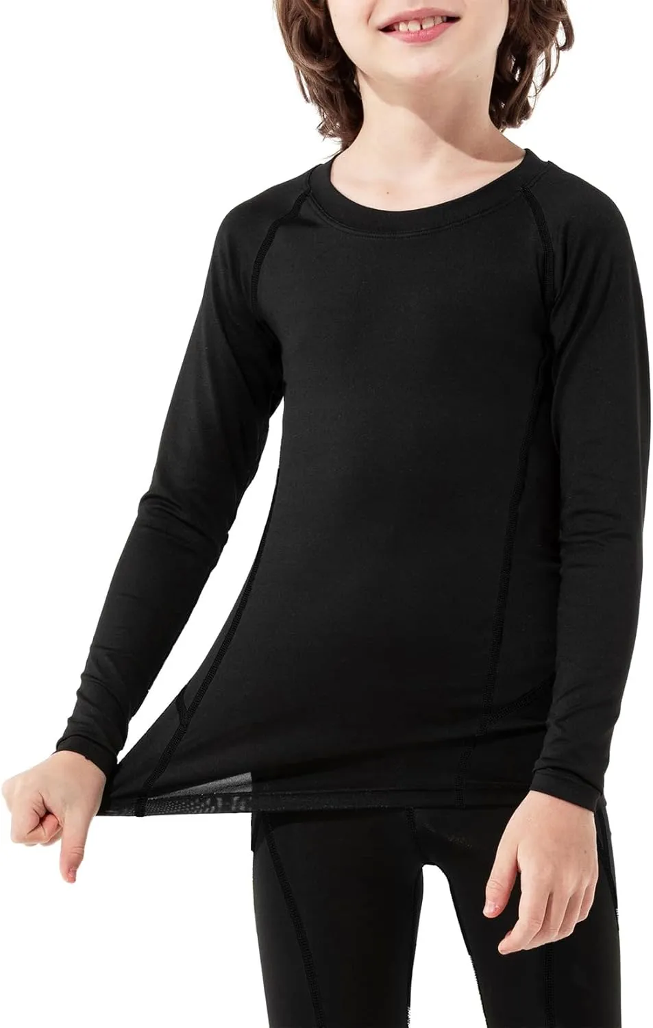 Century Star Boys Compression Shirt Leggings Sets Long Sleeve Kids Base Layer Girls Athletic Football Undershirt
