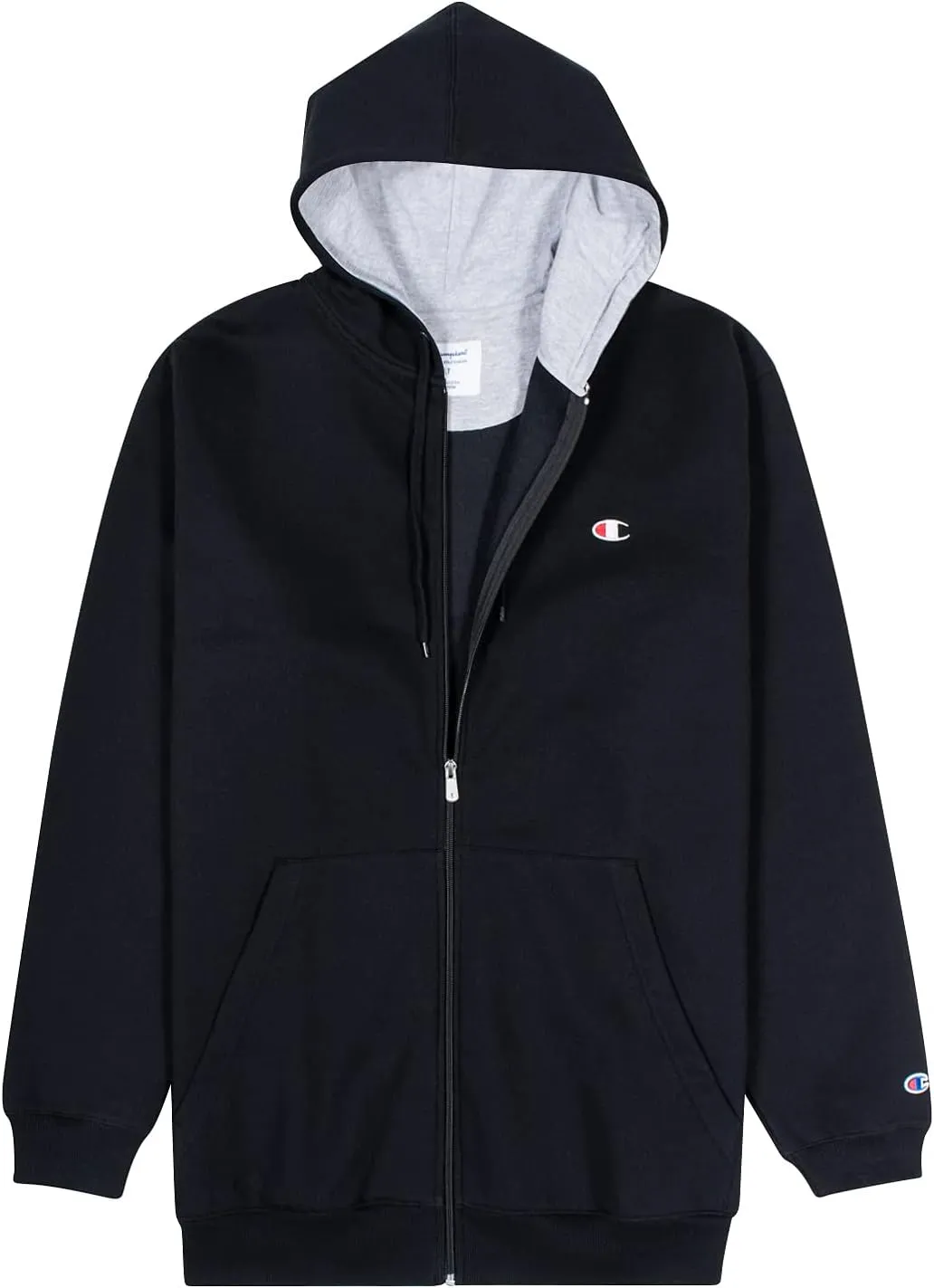 Champion Big and Tall Zip Hoodies for Men  Mens Heavyweight Zip Hoodie Jacket