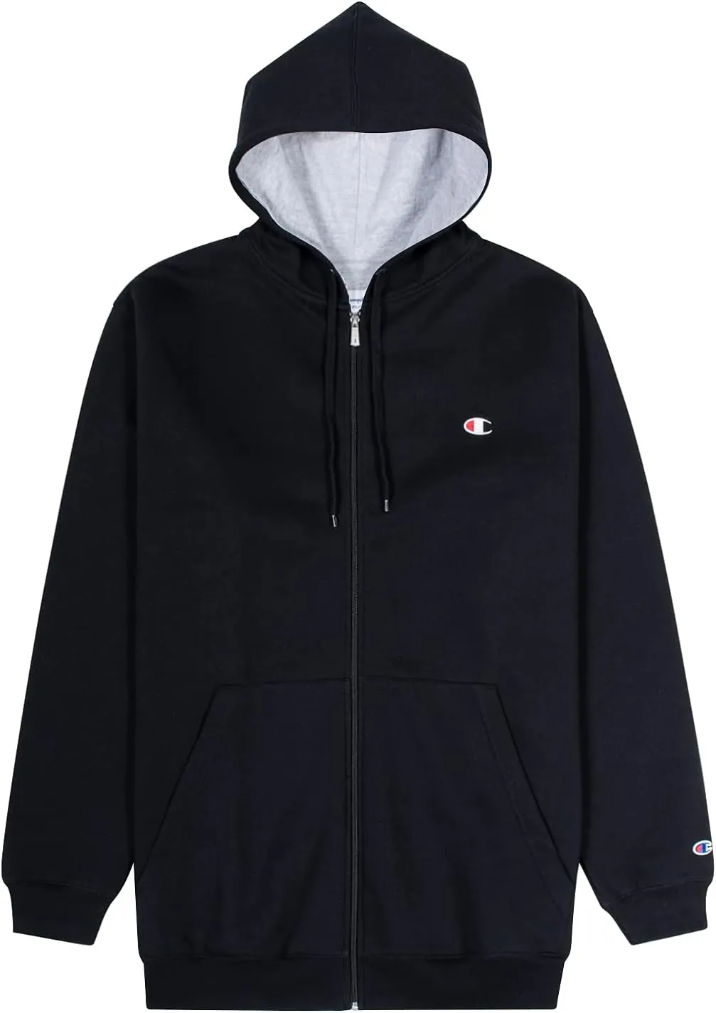 Champion Big and Tall Zip Hoodies for Men  Mens Heavyweight Zip Hoodie Jacket