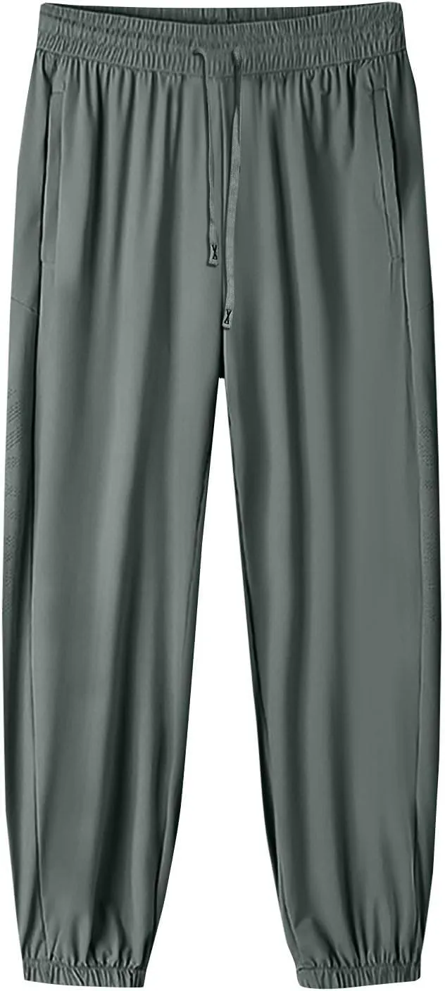 Cotton Linen Womens Sweatpants,Women's Pants Wide Leg Flowy Trousers with Pockets High Waisted Business Casual