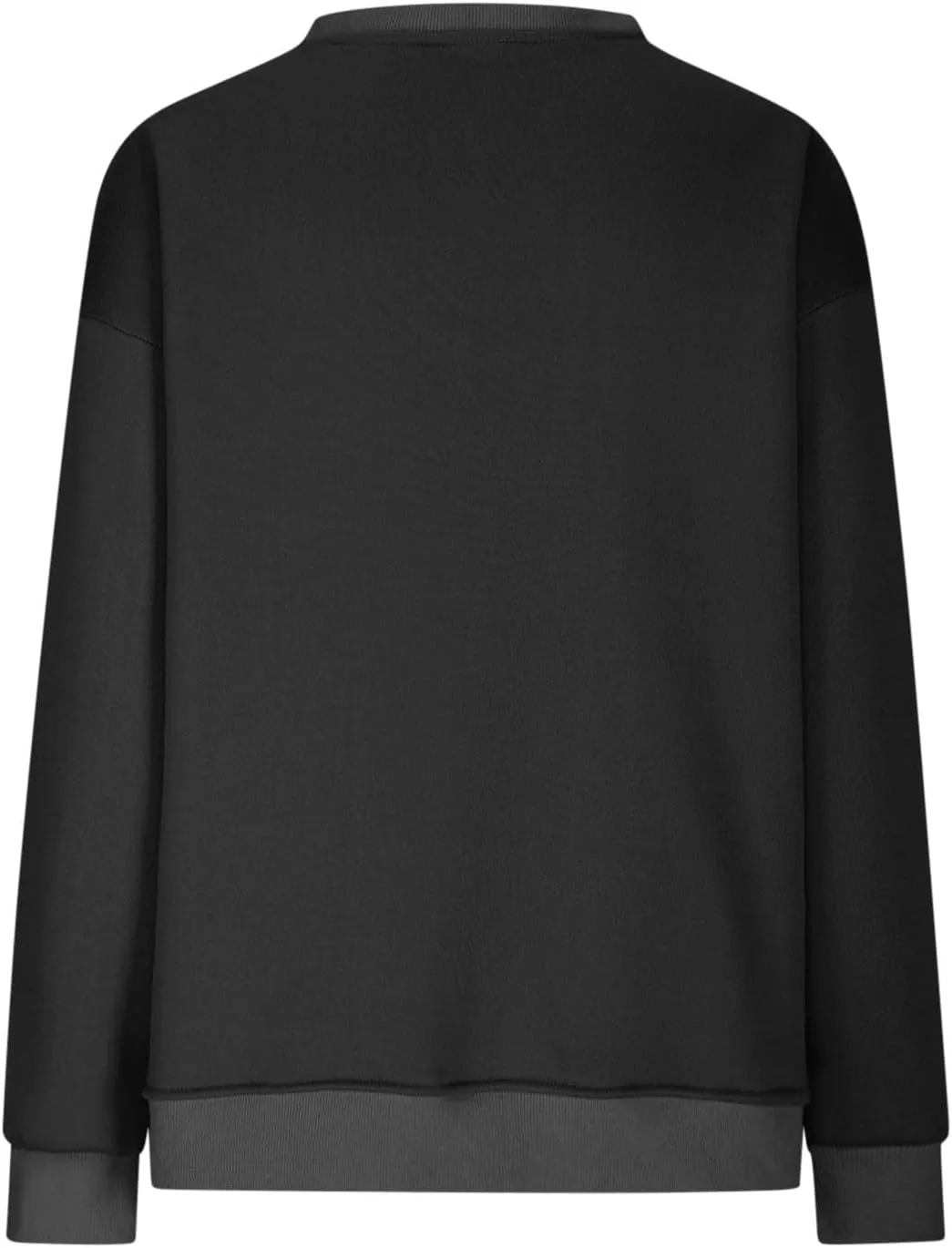 Crewneck Sweatshirts Womens Fall Fashion 2024 Long Sleeve Tops Pullover Casual Cute Loose Winter Clothes with Pocket