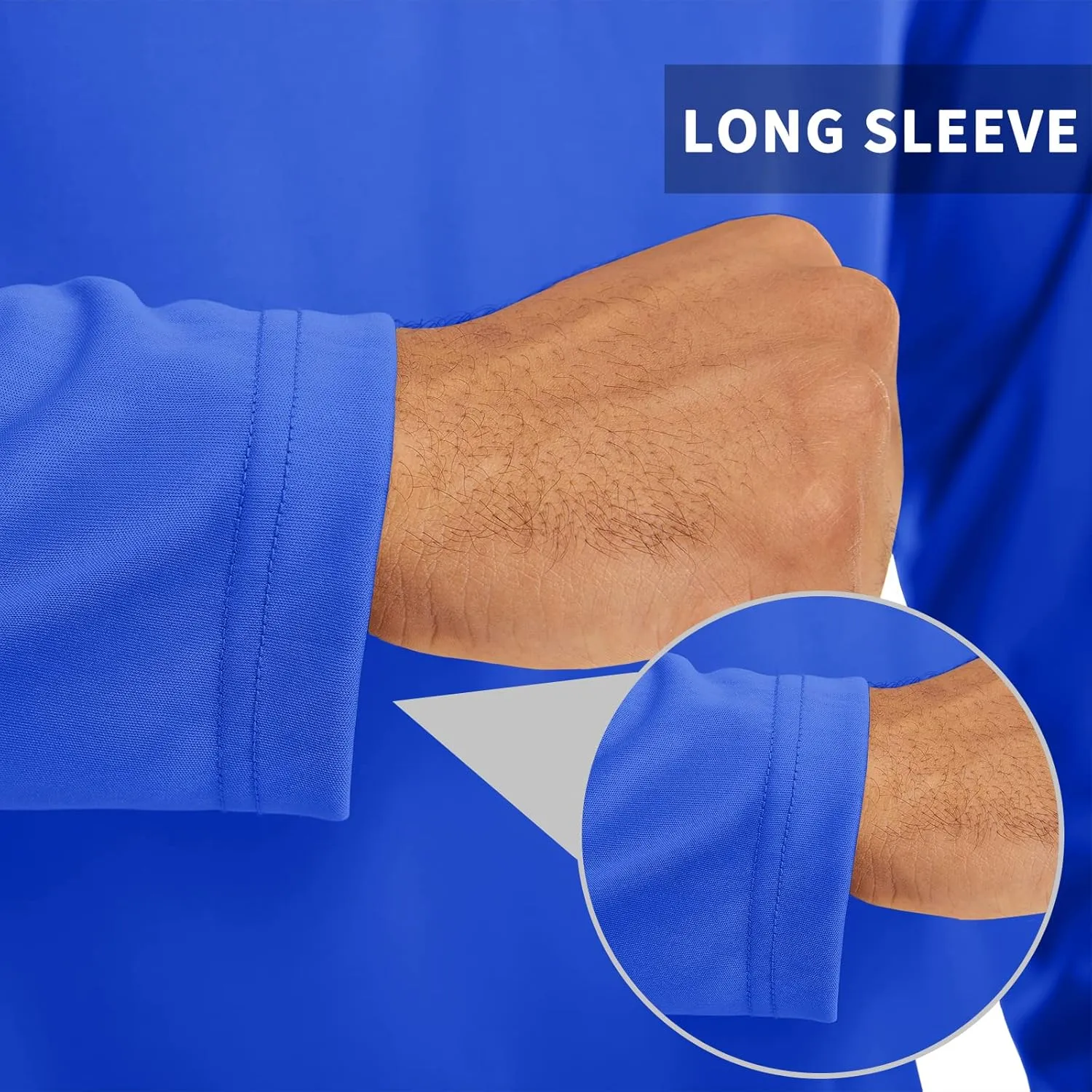 CRYSULLY Men's Long Sleeve 1/4 Zip Shirts Sun Protection Pullover UPF 50  Rash Guard Running Lightweight T Shirt