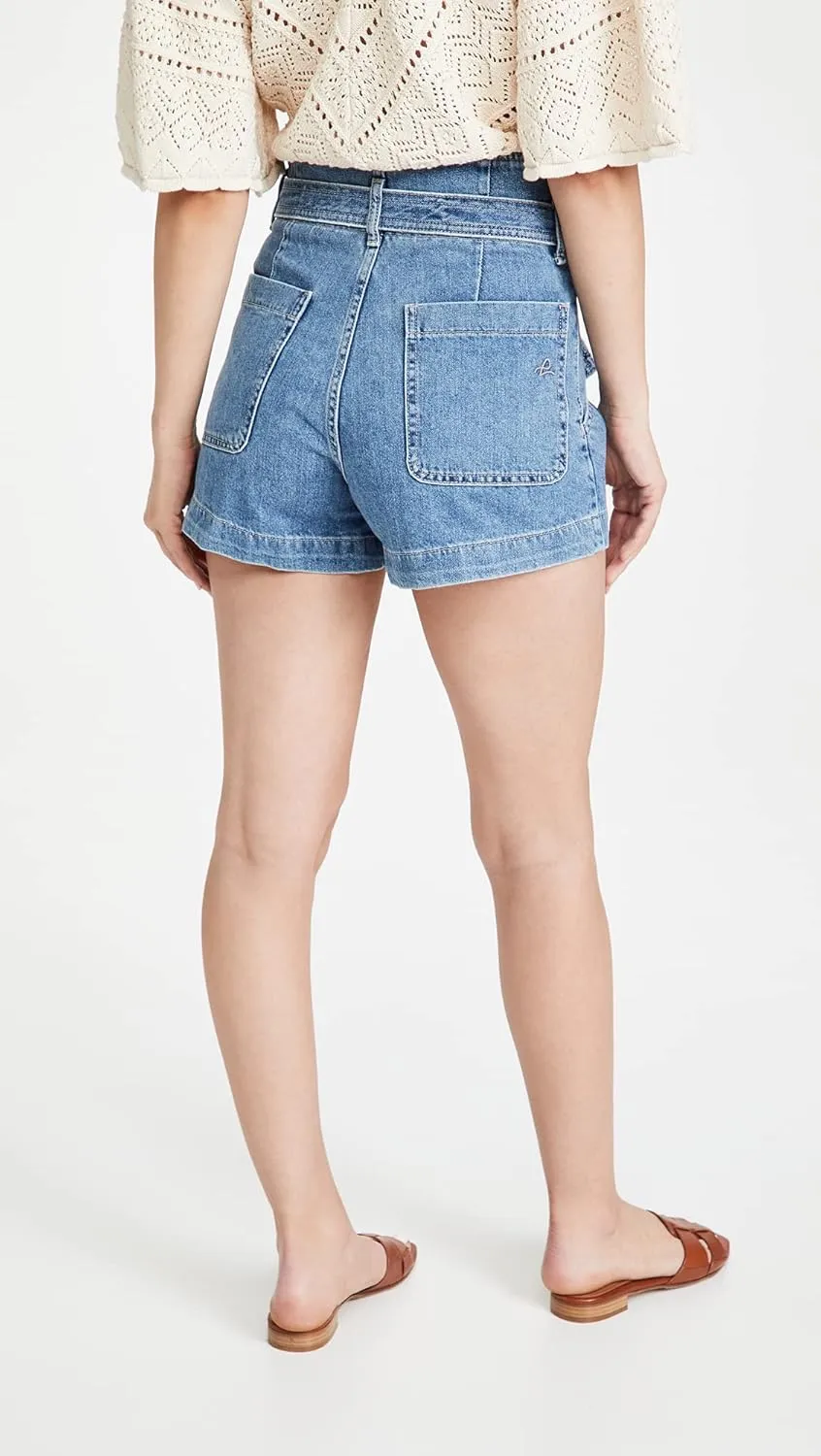 DL1961 Camile Shorts in Skylight