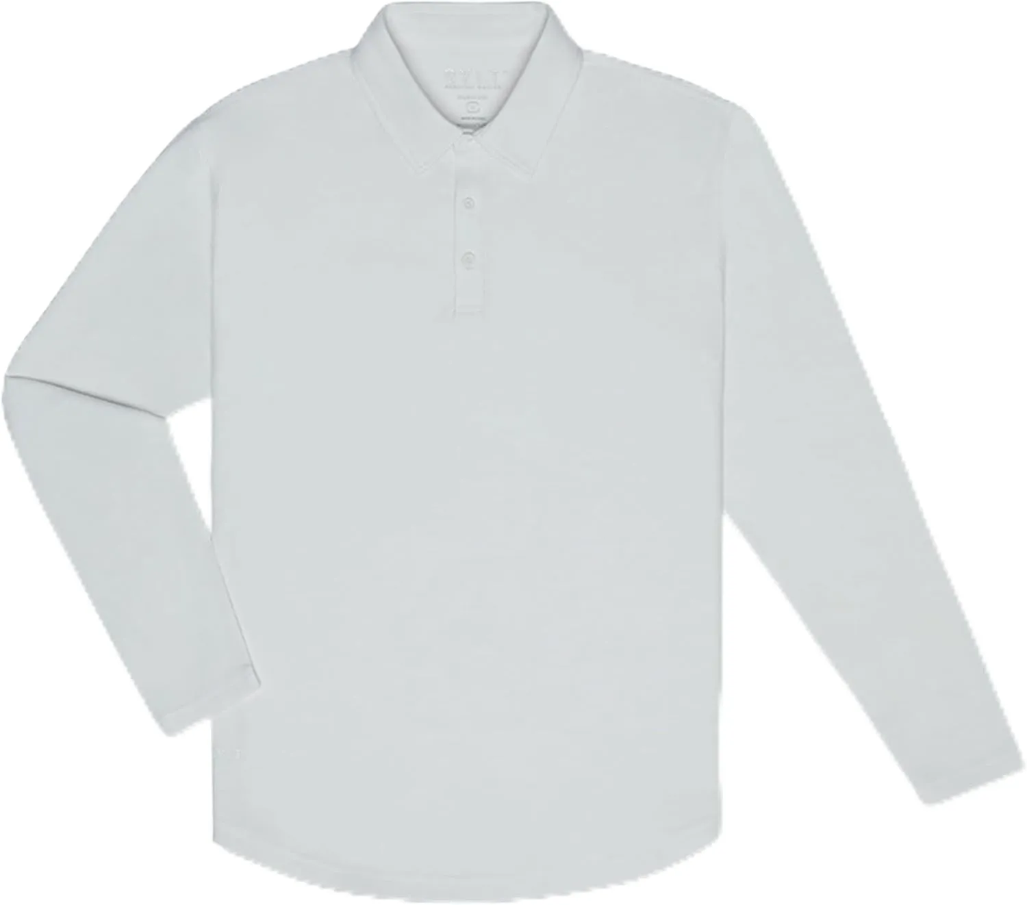 Drop-Cut Polo Long Sleeve Men's Shirt