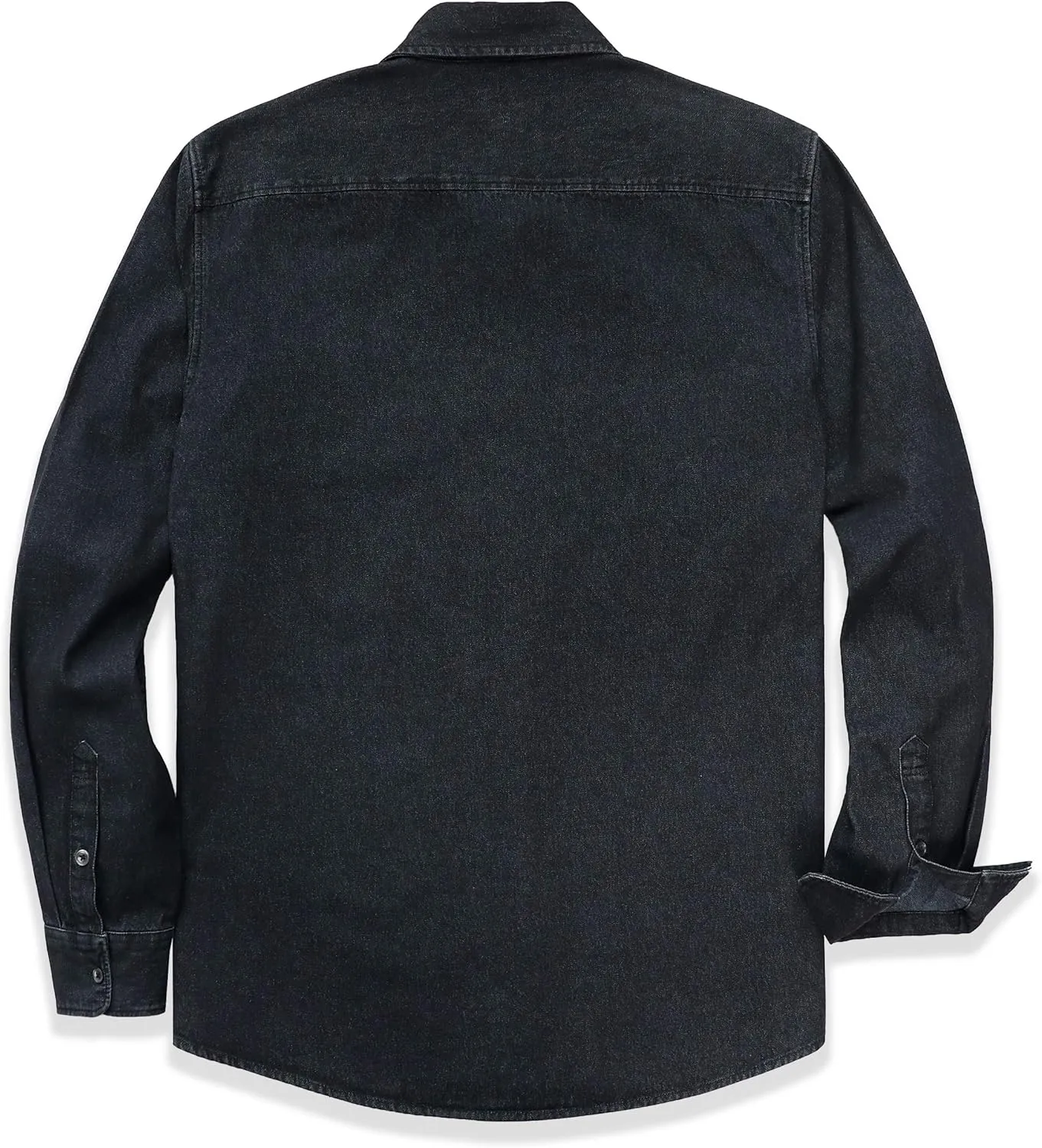 Dubinik Denim Shirt Men Mens Denim Shirts Long Sleeve Mens Denim Button Down Shirt Cotton Regular Fit Casual Work Shirts