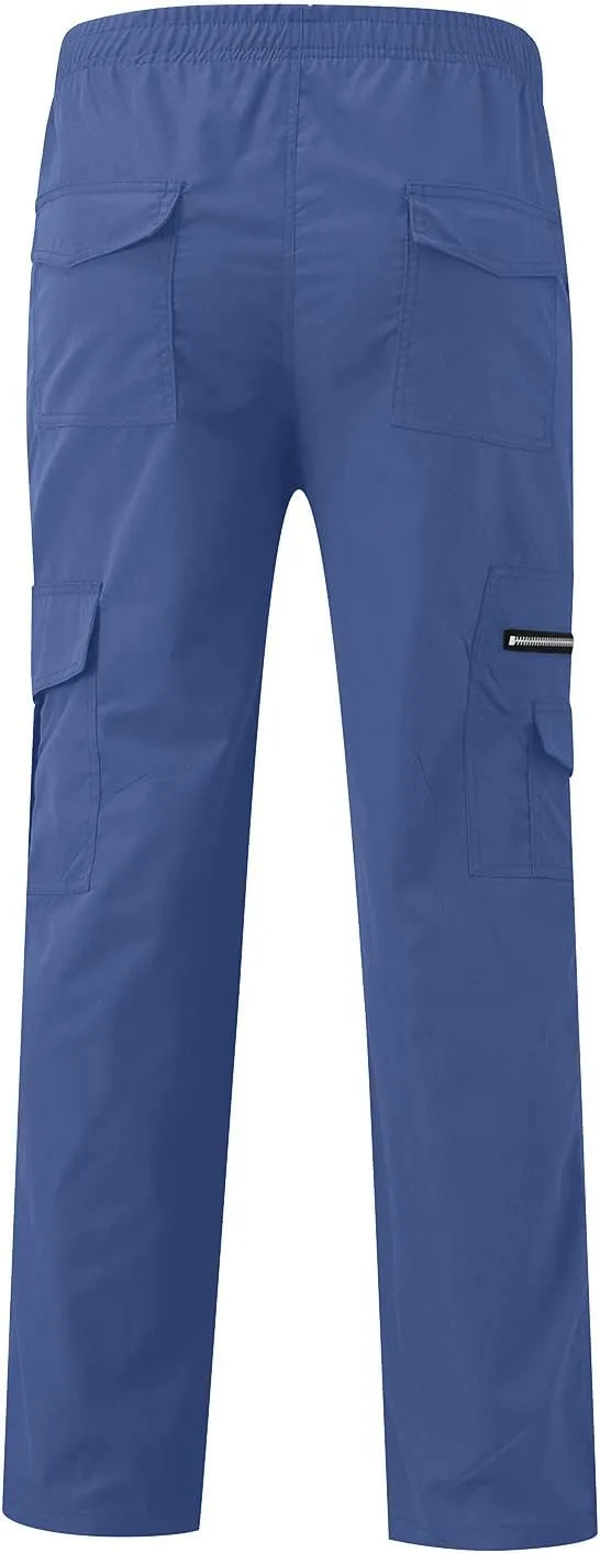 DuDubaby Lounge Pants Men's Sports Casual Jogging Trousers Lightweight Hiking Work Pants Outdoor Pant Workout Pants