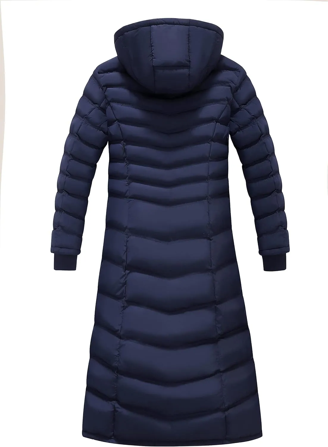 ELORA 47" Women's Winter Coat Heavyweight Full Length Fleece Lined Maxi Puffer Long Coat