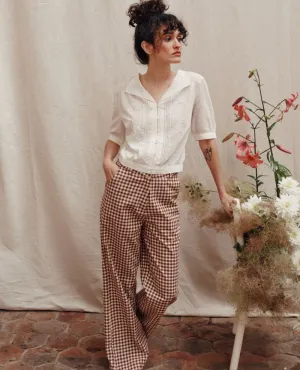 Emile & Ida Brownie Chocolate Brown Trousers