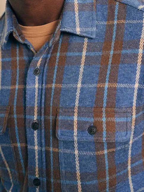 Faherty Legend™ Sweater Shirt in Alpine Lake Plaid