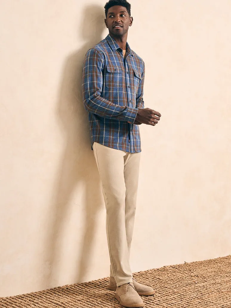 Faherty Legend™ Sweater Shirt in Alpine Lake Plaid