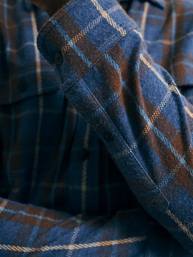 Faherty Legend™ Sweater Shirt in Alpine Lake Plaid