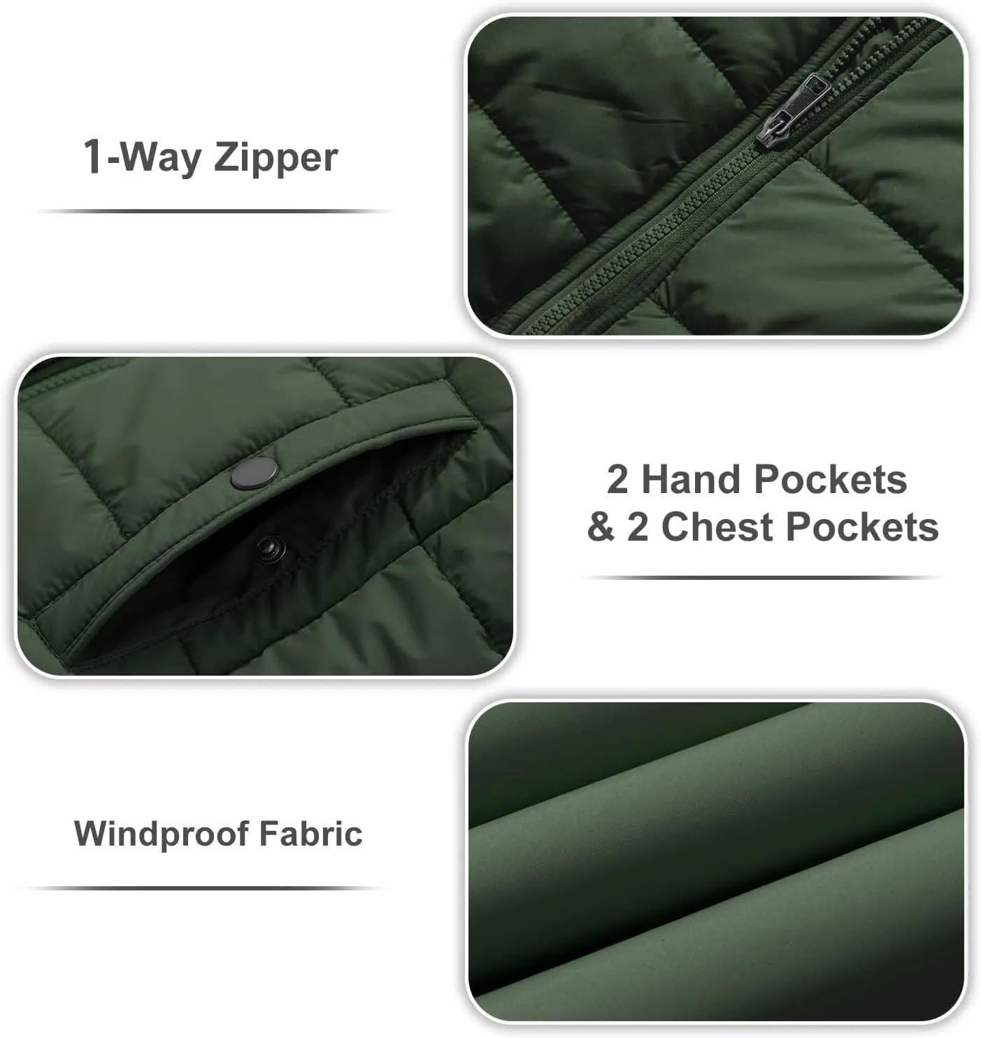 FARVALUE Womens Water Resistant Winter Coat Thicken Puffer Jacket Warm Quilted Parka Padded Windbreaker with Removable Hood