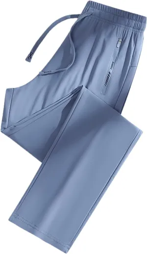 Flowy Pants for Women Palazzo Workout, Capris Pants for Women High Waisted Linen Straight Leg Summer Trousers
