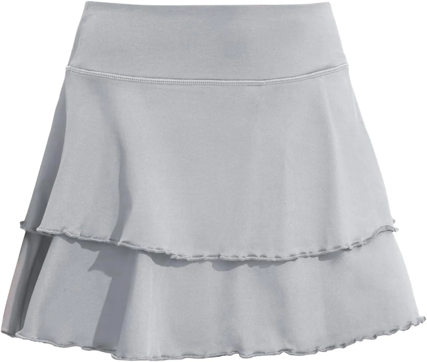 Flowy Shorts for Women Casual Baggy Skorts Ruffle Mini Skirts Comfy Running Tennis Flowy Shorts Lightweight