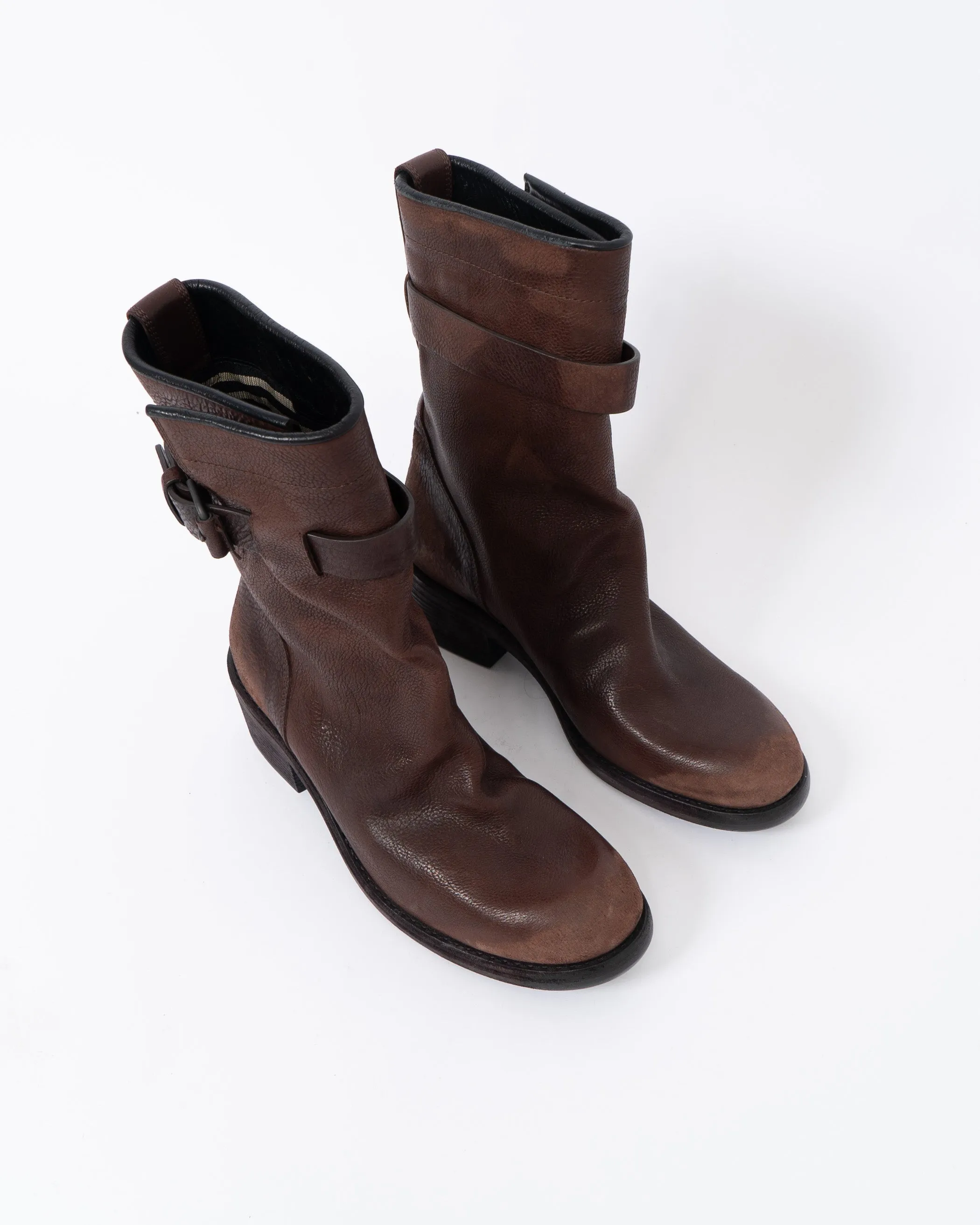 FW17 Brown Dean Engeneer Leather Boots