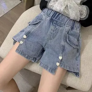 Girls Shorts with Stylish Cut