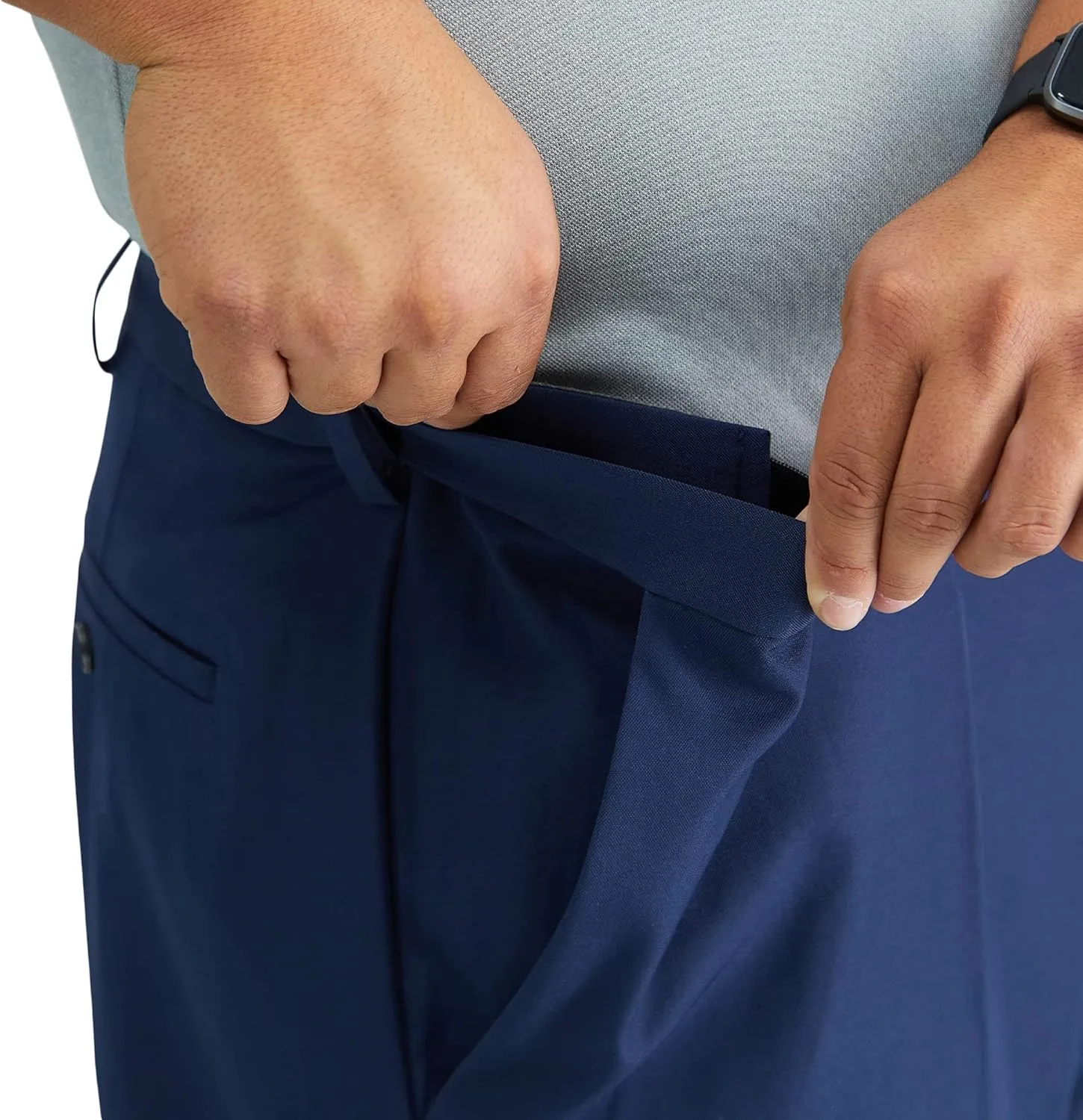Haggar Men's Cool 18 Pro Classic Fit Flat Front Dress Casual Stretch Golf Pant (Regular and Big & Tall Sizes)