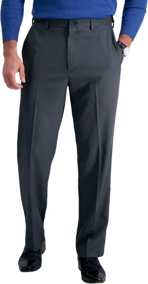 Haggar Men's Cool 18 Pro Classic Fit Flat Front Dress Casual Stretch Golf Pant (Regular and Big & Tall Sizes)