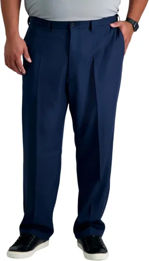 Haggar Men's Cool 18 Pro Classic Fit Flat Front Dress Casual Stretch Golf Pant (Regular and Big & Tall Sizes)