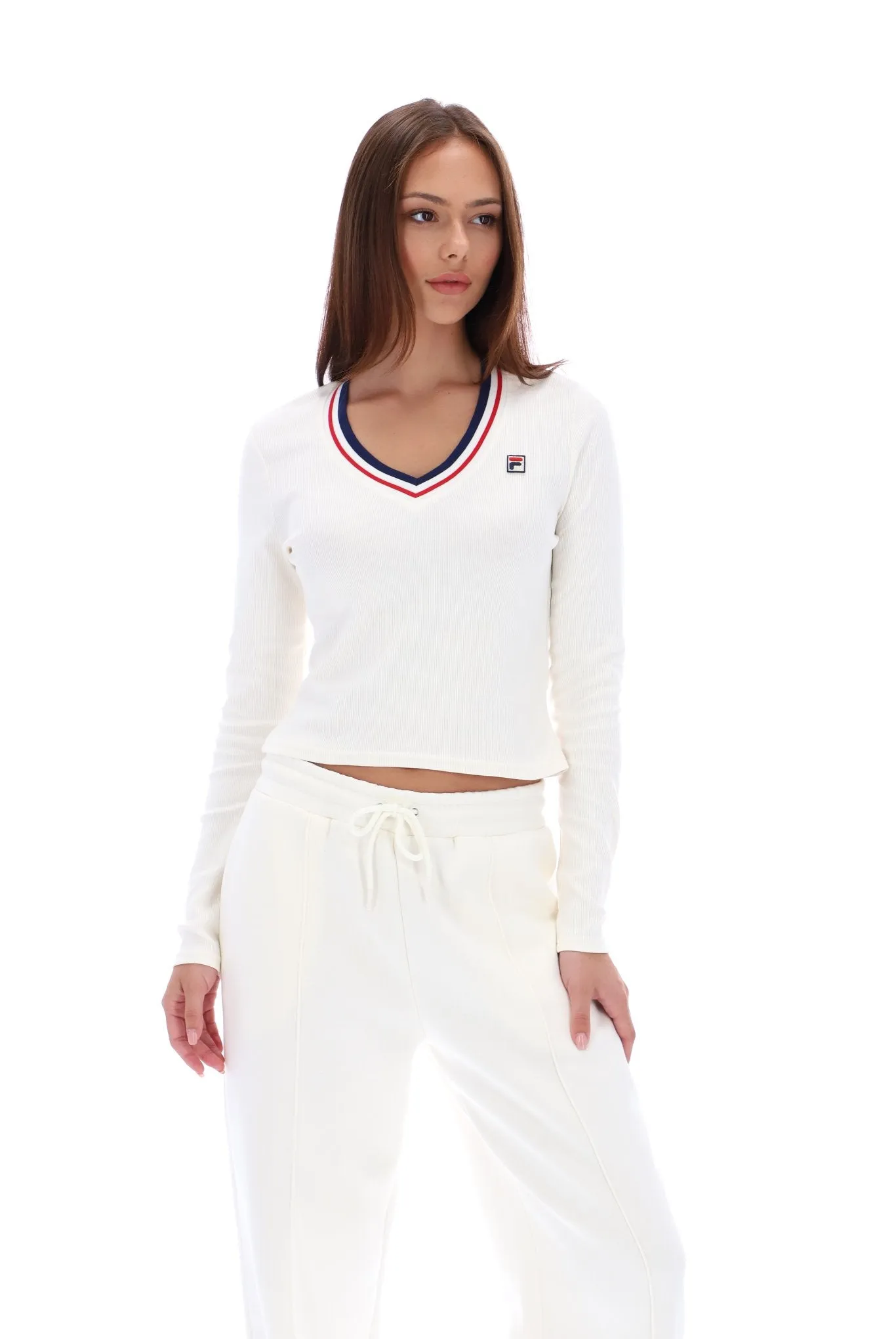 Heath Classic V Neck Top