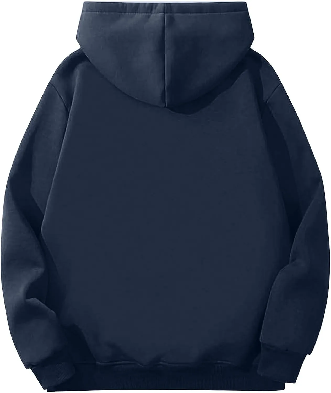Heavy Hoodies for Men Sherpa Fleece Lined Thermal Pullover Sweatshirt Heavyweight Hooded Coat Warm Sweater w/Pockets