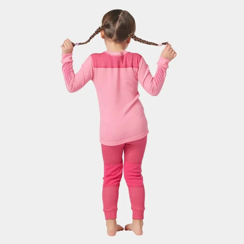 Helly Hansen Kids LIFA Merino Baselayer Set - Dragonfruit