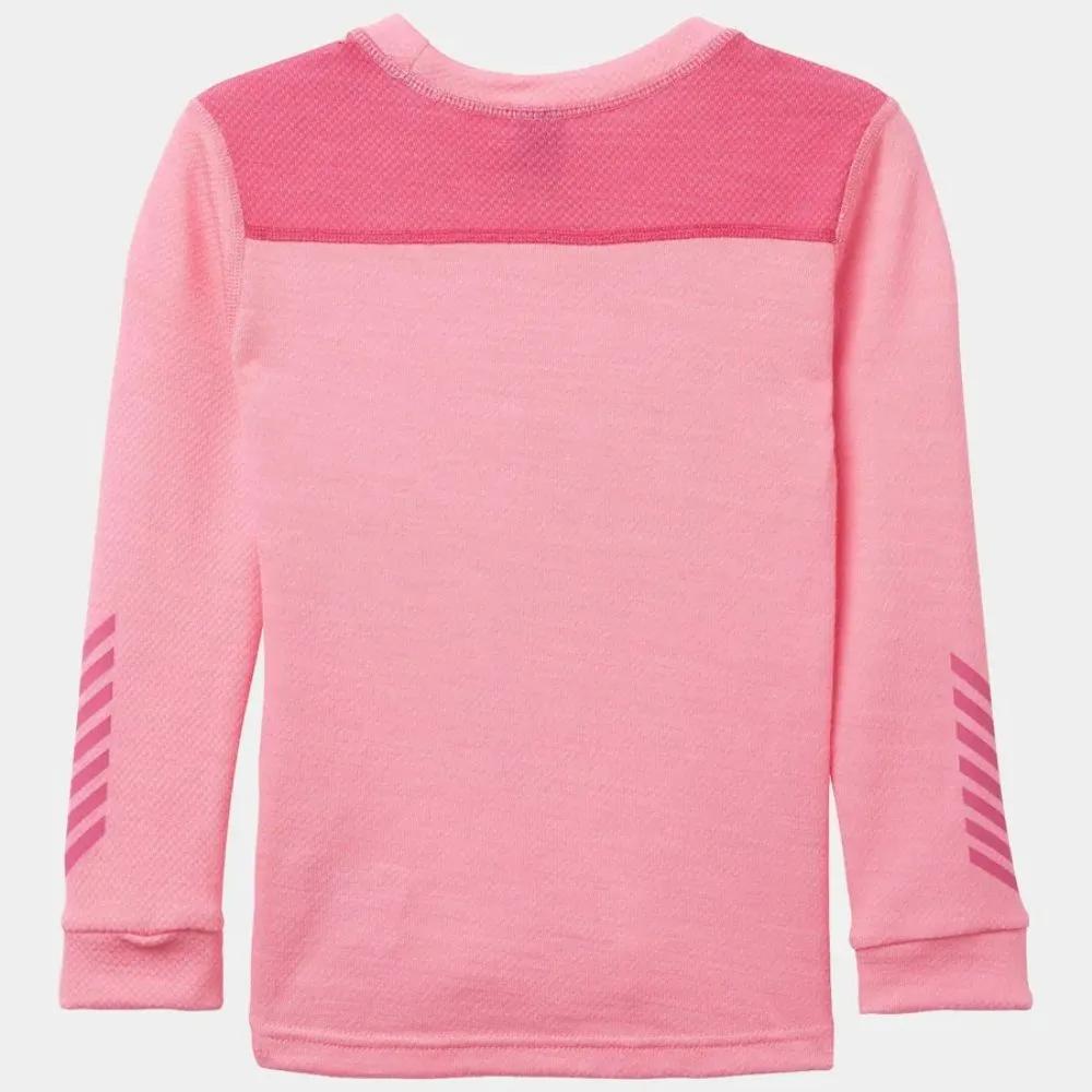 Helly Hansen Kids LIFA Merino Baselayer Set - Dragonfruit