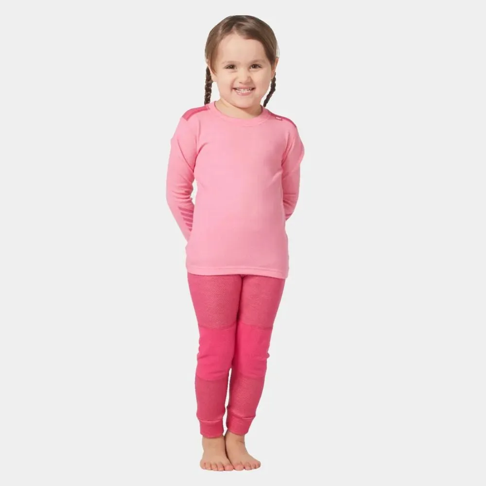 Helly Hansen Kids LIFA Merino Baselayer Set - Dragonfruit