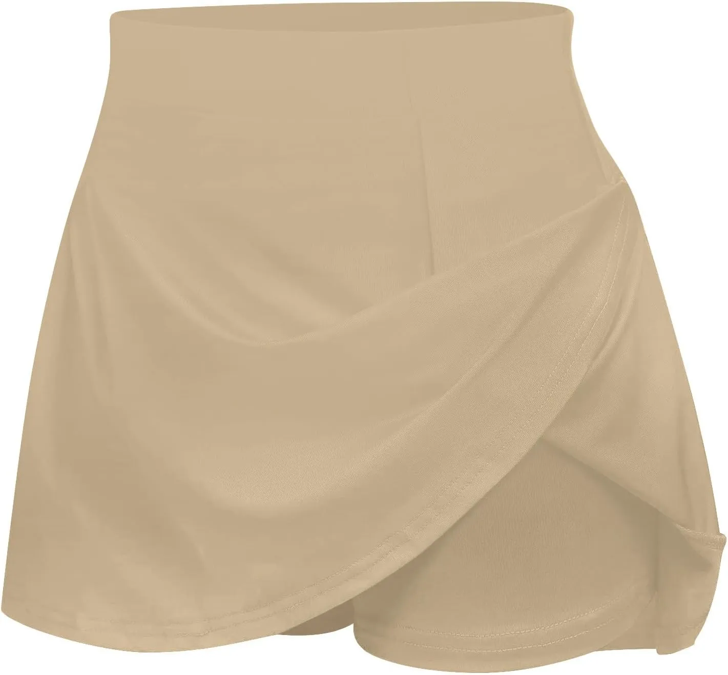 hlysgo Tennis Skorts for Women 2025 Summer High Waisted Workout Pickleball Mini Skirt Solid Sport Athletic Casual Shorts