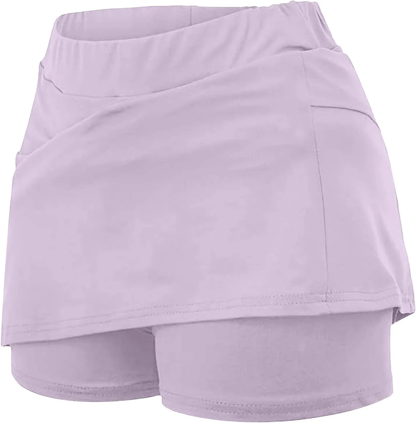 hlysgo Women's Plus Size Skort High Waisted Dressy Casual Workout Hiking Skirts Summer Athletic Tennis Shorts for Teen Girls