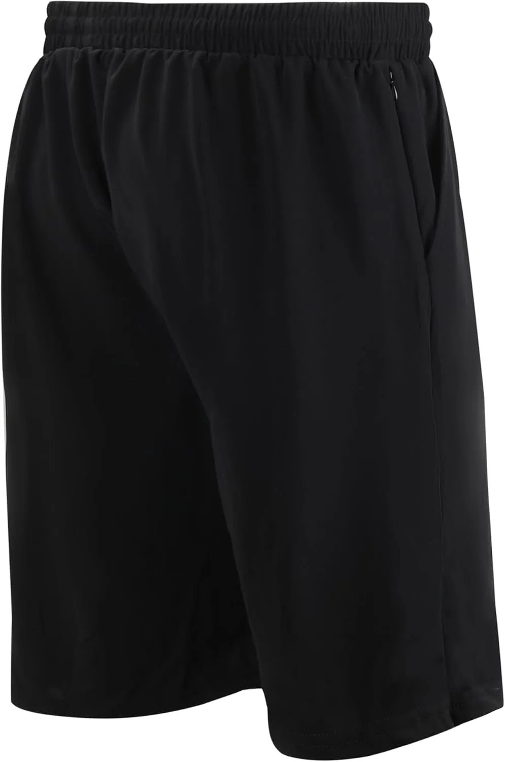 HQUEC Men's Athletic Shorts with Zipper Pockets Lightweight Quick Dry Basketball Workout Shorts for Running Casual
